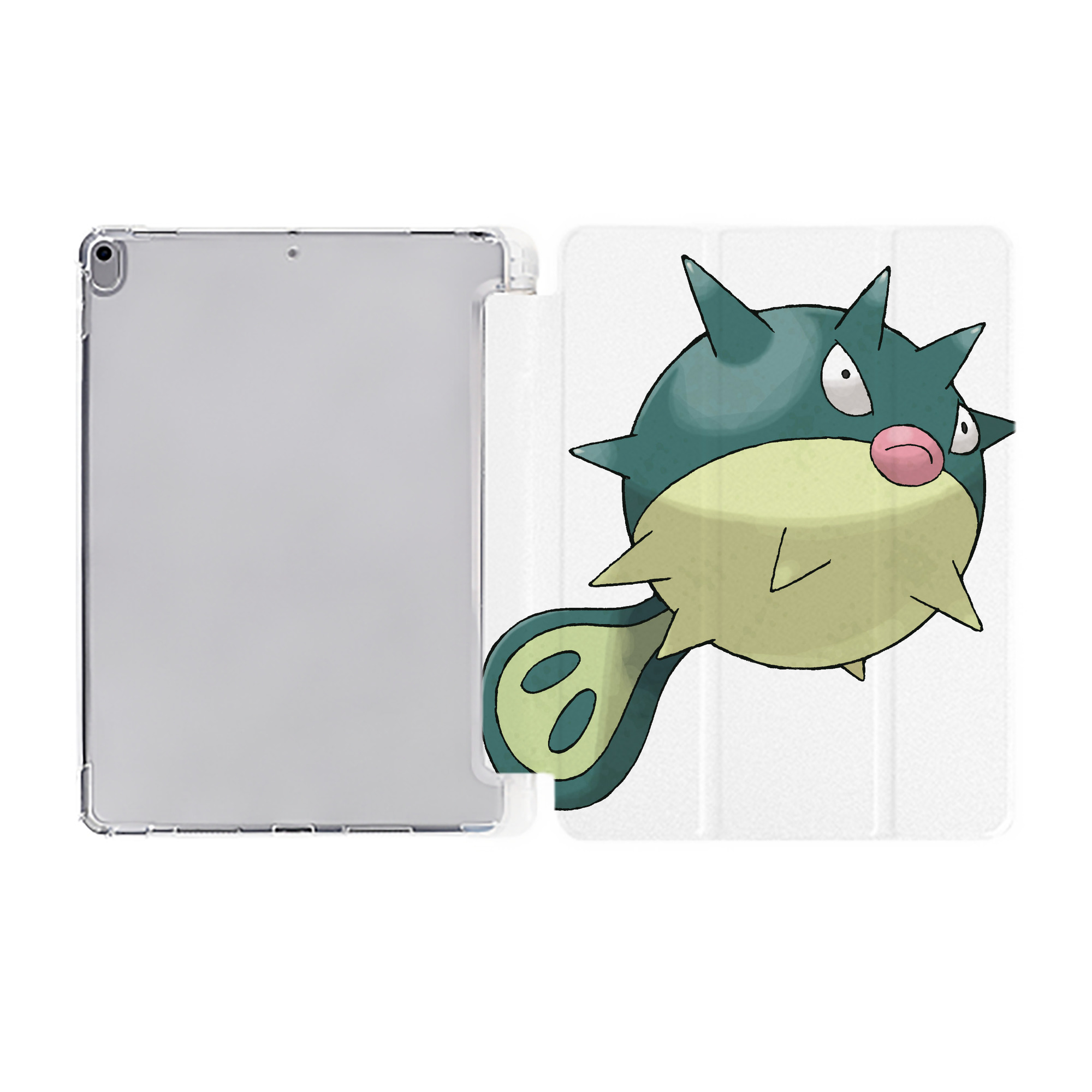 （画像用） ポケットモンスター Pokémon IPad ケース ペン収納付き 三つ折りスタンド PUレザー×シリコン 対応機種9.5/10.5/10.9インチ